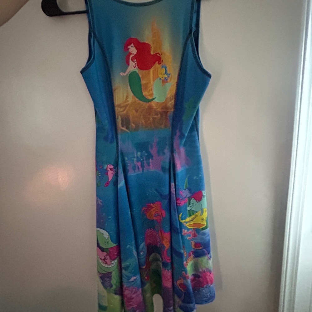 Little mermaid vs Ursula reversible dress blackmilk SZ M